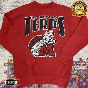 Vintage NCAA Maryland Terrapins Logo Sweatshirt, Maryland Terrapins Shirt